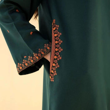 Afreen Embroidered Long Length Winter Suit