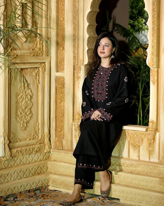 Sindhi Embroidered Long-Length Ensemble