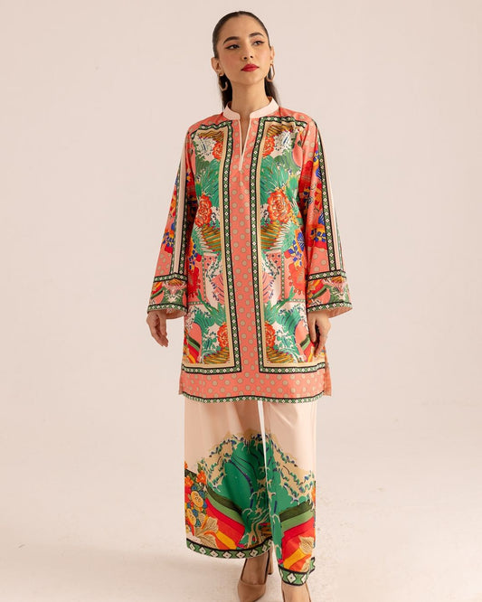 Light Khaddar Digital Printed 2-Piece Suit | Premium Brand Fabric